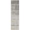 Homeroots 8' Runner Taupe Ombre Washable Non Skid Indoor Outdoor Runner Rug 563674 - alternate 2