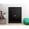 Sartodoors Sliding Double Pocket Doors 56 x 80 inches, Planum 0010 Gloss Black, Kit Rail Hardware, Solid Wood PLANUM0010DP-GLB-56 - alternate 1