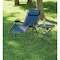 Outdoor Expressions Blue 18'' Square Steel Folding Side Table ZD-T1022-B26 - alternate 2