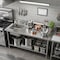Amgood 30 in. x 72 in. Stainless Steel Work Table with Built-in Left Prep Sink and Faucet AMG WTWTPS-3072-L-F-Z - alternate 2