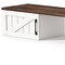 Homeroots 67in White Wood Floating Mount TV Stand With Fireplace 734221 - alternate 3