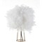 Jonathan Y Stork 16" Feather Metal LED Table Lamp, White/Gold JYL9051A - alternate 4