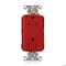 Leviton Lev-Lok GFCI 20A Ind Gr/PI Red MGFN2-R - alternate 2