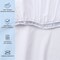 Arkwright Home Microfiber Fitted Sheets Queen White w/ Blue Hem - Case of 24, 24PK MFS-608012 - alternate 2