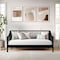 Martha Stewart Neely Twin Size Solid Wood Platform Daybed w/Wooden Spindles and Slatted Foundation, Black MG-090021-DBT-BK-MS - alternate 1