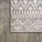 Jonathan Y Ifrane Berber Geometric Stripe Gray/Cream 2 ft. x 10 ft. Runner Rug MOH301B-210 - alternate 2