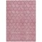 Homeroots 8' X 10' Pink And Purple Geometric Washable Indoor Outdoor Area Rug 613569 - alternate 3