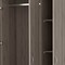 Homeroots 35" Light Gray Two Drawer Combo Dresser 534935 - alternate 2