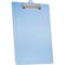 Acrimet 3 Pack Clipboard Letter Size Low Profile Clip & Side Rulers, Durable Plastic, Clear Blue, 3PK 134.2 - alternate 3