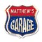 Signmission Matthew's Garage, 18 inch X 18 inch, Plastic Sign, 2PK SHI-P-2PACK-18-383-MATTHEW - alternate 1