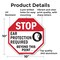 Signmission Stop Ear Protection Required Beyond, 10 Inch X 10 Inch, Aluminum Metal Signs OC-A-10-178 - alternate 3