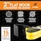 Xpose Safety Ratchet Straps Heavy Duty, 2 In x 15 FT Tie Down Straps Ratchet Operated with Flat Hooks, 4-PK RTD215-FH-4-X-S - alternate 2