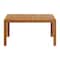 Alaterre Furniture Alaterre Barton Patio Loveseat and Coffee Table Set for Porch or Poolside Natural Finish 80-BARTON-2SOFATB-G - alternate 4