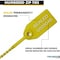 Kable Kontrol Pull Tight Cable Zip Tie Seals, Numbered Tamper Evident, 12in L, 50 Lbs Strength, Yellow, 50PK CTPT-12-50-YW - alternate 2