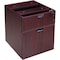 Boss Pedestal, 2 Hanging, 3/4 Box/File, Mahogany N108-M - alternate 1