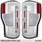 Recon 17-19 F250/F350/F450/F550 (REP OEM LED STYLE TLS W BLIND SPOT WARNING 264299LEDCL - alternate 1