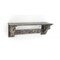 Homeroots 30in Black Distressed Wood Four Hook Wall Mounted Hanging Coat Rack 274516 - alternate 2