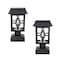 Gama Sonic Luna II Solar Post Cap/Pier Mount Light, Black, 2PK 84BP250011 - alternate 1