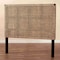 Bali & Pari Alise Bohemian Seagrass and Dark Brown Mahogany Wood Queen Size Headboard 251-13907-ZORO - alternate 3