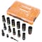 Klein Tools KNECT 1/2-Inch Drive Deep Well Impact Socket Set, SAE, 14-Piece 65111IMPCT - alternate 4