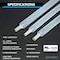Kable Kontrol 2:1 Shrink Ratio, Kynar (PVDF) Heat Shrink Tubing, 1in ID, 4 FT Stick, Clear HS-PVDF-175-100-4-CL - alternate 3