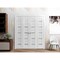 Sartodoors Sliding Closet Double Bi-fold Doors White Solid Core Modern Interior QUADRO4445DBF-WS-72 x 96 (4* 18x96) - alternate 2
