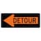 Sign Solutions Usa Traffic Sign, 48 in Width, Aluminum Sign, Horizontal Rectangle DUS12DFO4818M4-10L - alternate 1