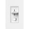 Lutron Lighting Dimmer, Rocker/Slide, White SCL-153P-WH - alternate 1
