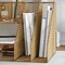 Martha Stewart Ryder Gold Mesh Metal Large Desktop Organizer with Magazine File Holder, Pen Holder, and Storage HH-OHD03-GLD-MS - alternate 2