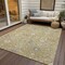 Homeroots 5' X 8' Gold Ivory And Gray Oriental Washable Indoor Outdoor Area Rug 598041 - alternate 2