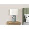Monarch Specialties Lighting, 26"h, Table Lamp, Green Ceramic, Ivory / Cream Shade, Contemporary, Modern I 9678 - alternate 2