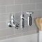 Kingston Brass Wall Mount Pot Filler Faucet with Knurled Handle, Polished Chrome KS3101RKZ - alternate 2
