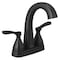 Delta Stryke Two Handle Centerset Bathroom Faucet 25775-BLMPU-DST - alternate 2