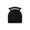 Holland Bar Stool Co 400 Jackie 18" Chair with Black Wrinkle Finish and Black Vinyl Seat 40018BWBlkVinyl - alternate 2