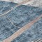Homeroots 9' X 12' Blue Gray And Charcoal Abstract Washable Indoor Outdoor Area Rug 587576 - alternate 3