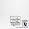 Pucel Heavy Duty Shop Truck, 30 in W x 24 in D x 33.5 in H, Three Shelves, Push Handle, Light Blue 2430-DT-3P - alternate 1