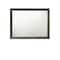 Homeroots 36" Gray Wood Framed Mounted Dresser Mirror 486426 - alternate 2