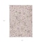 Homeroots 8' X 10' Pink Green And Gray Floral Washable Indoor Outdoor Area Rug 597839 - alternate 3