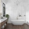 Apollo Tile 24x48 in. Polished Frosted White Porcelain Large Format Wall and Floor Tile 15.49 sq ft/case, 2PK IMP88TAJMH2448 - alternate 2
