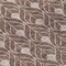 Homeroots 8' Chocolate And Beige Round Geometric Washable Indoor Outdoor Area Rug 595723 - alternate 2