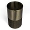 Happimess Asher Modern 4.13-Gallon 2-Tone Faux Wicker/Metal Cylinder Waste Basket, Bronze/Coffee HPM1102A - alternate 4
