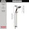 Delta Premium 3-Setting Slide Bar Hand Shower 57014-SS - alternate 2