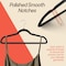 Campior Black Velvet Hangers, 360 Deg Swivel Hook, Non-Slip and Space Saving Hangers, Heavy-Duty, 5PK CMPVVH5BK - alternate 2