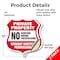 Signmission Private Property Shield Sign No Hunting, 12 inch X 12 inch, Vinyl Decal, 2PK SHI-D-2PACK-12-450 - alternate 2