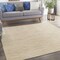 Homeroots 5' Ivory And Gold Square Abstract Indoor Outdoor Area Rug 572346 - alternate 2