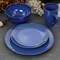 Gibson Elite Lisbon 16 Piece Round Stoneware Dinnerware Set in Cobalt 127239.16 - alternate 3