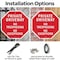 Signmission Private Driveway No Trespassing No, 6 inch X 6 inch, Plastic Sign, 2PK OC-P-2PACK-6-163 - alternate 2