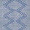 Homeroots 3' X 5' Denim Blue And Ivory Geometric Washable Indoor Outdoor Area Rug 598550 - alternate 4