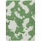 Homeroots 3' X 5' Green And Ivory Abstract Washable Indoor Outdoor Area Rug 614527 - alternate 2