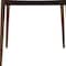 Homeroots 47" White And Brown Rounded Dining Table 400752 - alternate 2